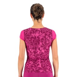 Kvinner t-skjorte Karpos Loma Print W Jersey cabaret bordeaux